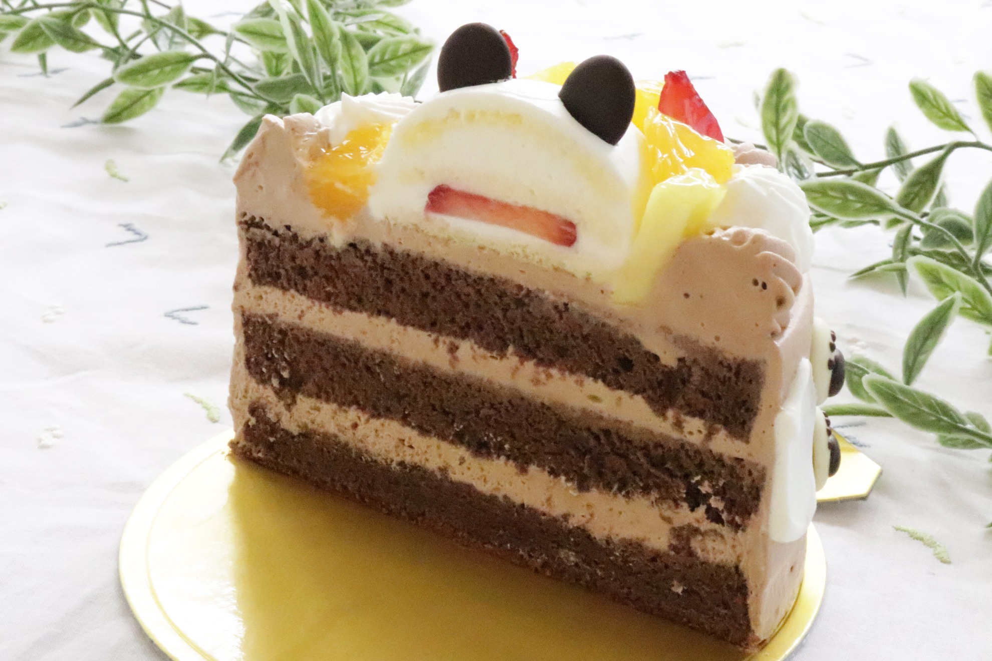 パンダのチョコレートケーキ 6号 Keitto 手づくり工房